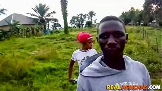 African Amateur Teen Couple Having a Quick Hard Fuck